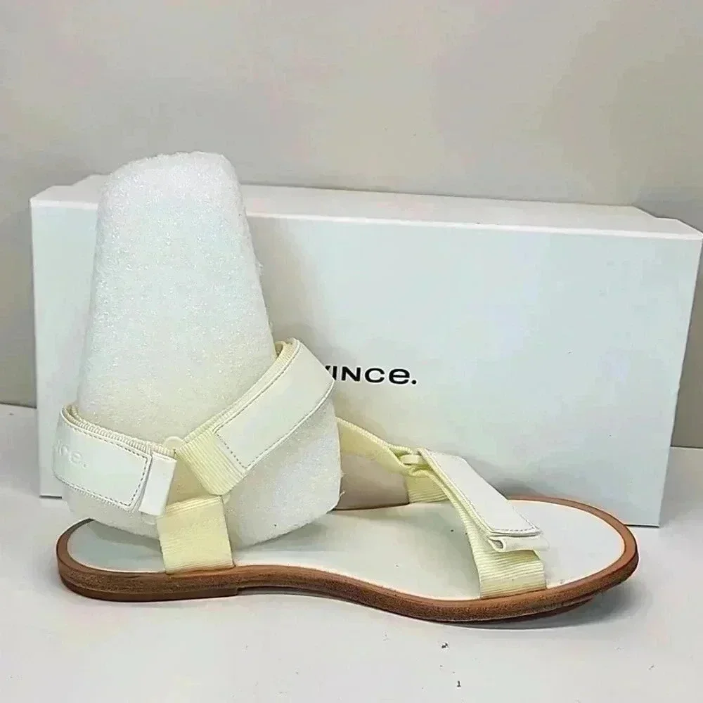 Vince slingback leather upper sandal size 36.5